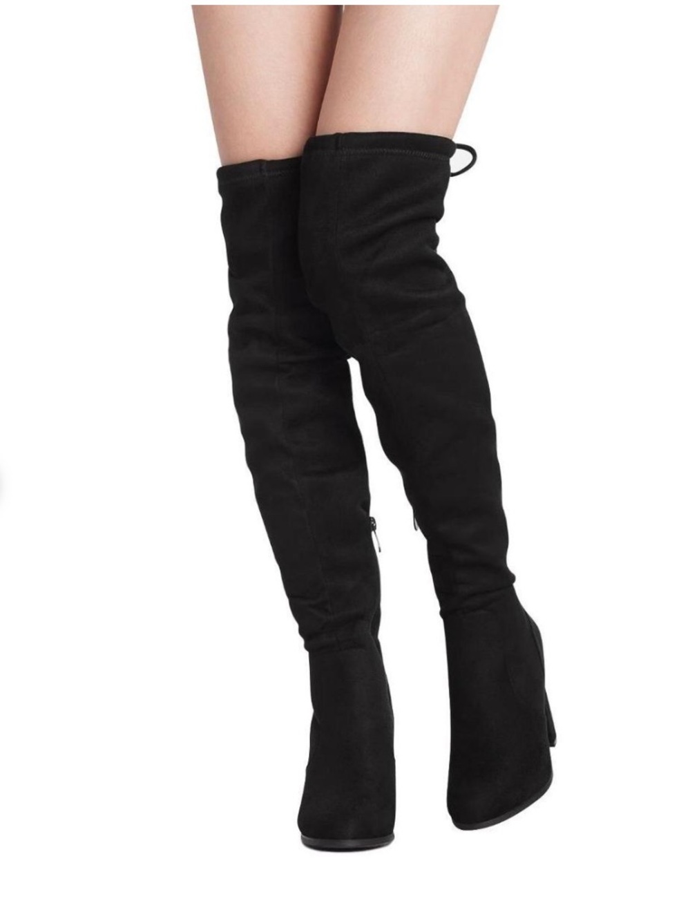Unisa Black Over the Knee Boots